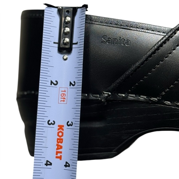 Sanita Professional Cabrio black women size 9.5-10 narrow NEW - Picture 15 of 16